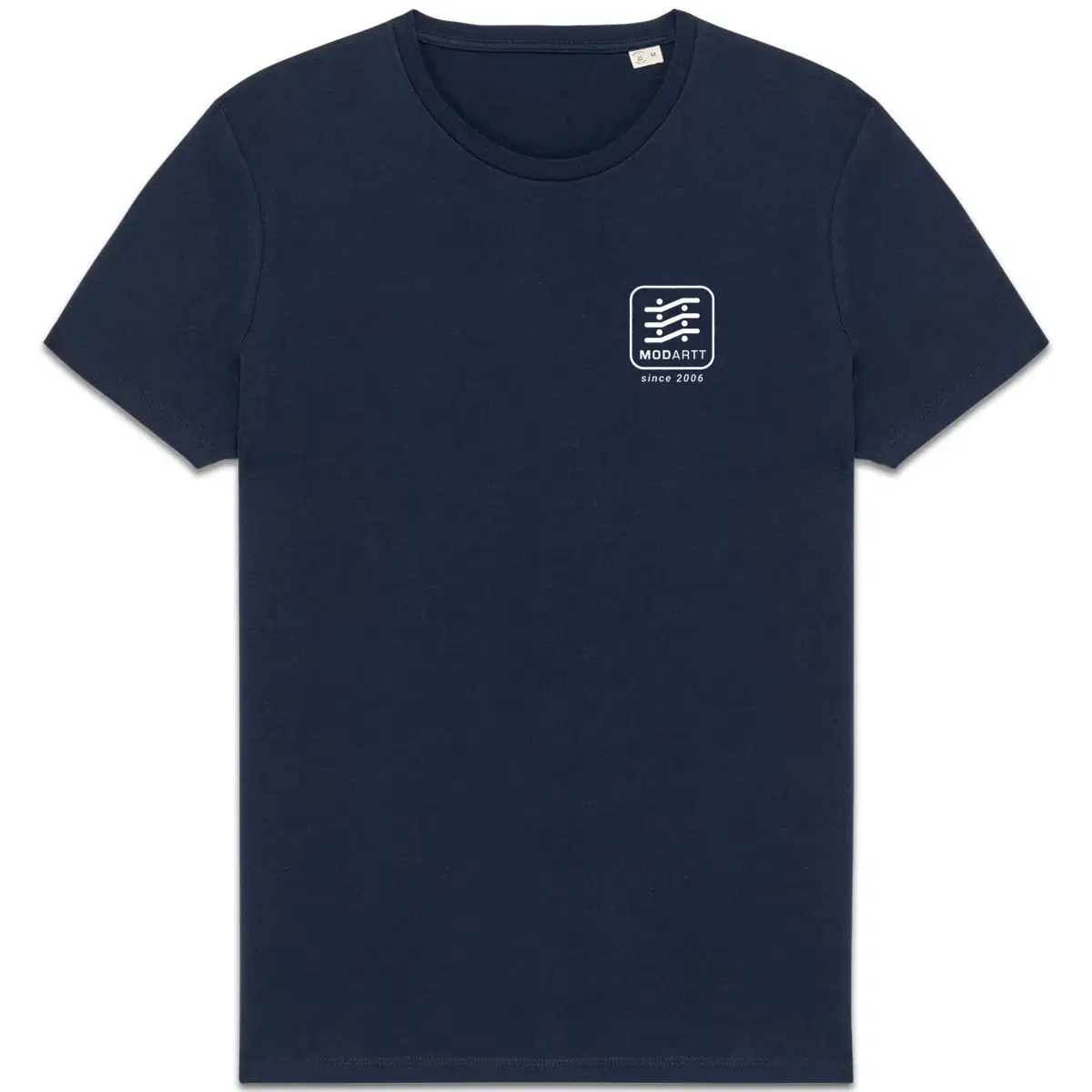 Modartt anniversary T-shirt, unisex cut, navy